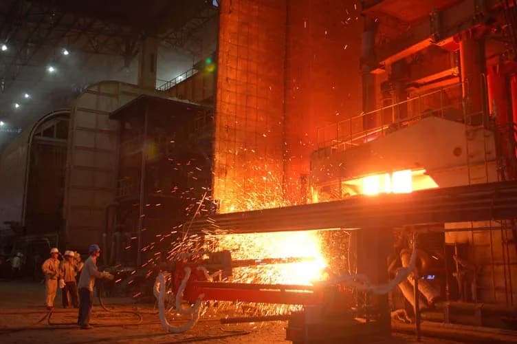 Прокатный стан металлургического производства